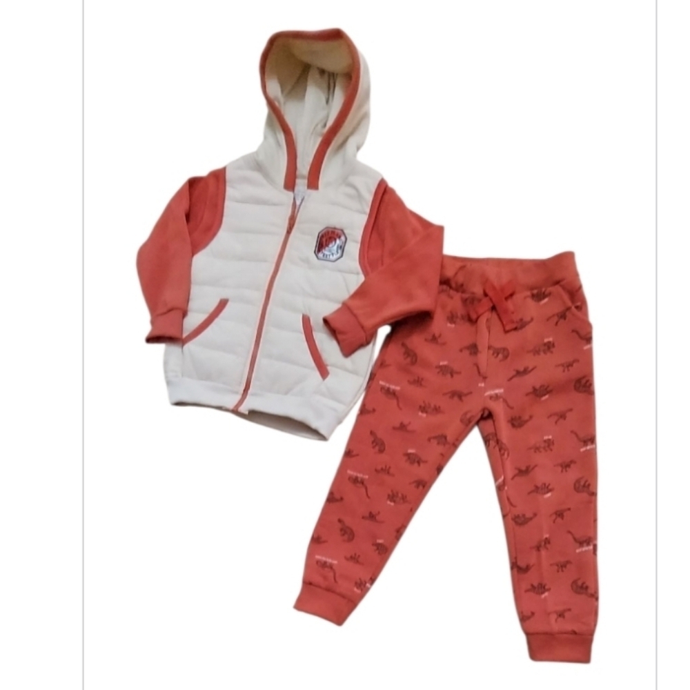 NWT Free Planet 2-Piece Dinosaur Jacket & Jogget Set ~sz 4T